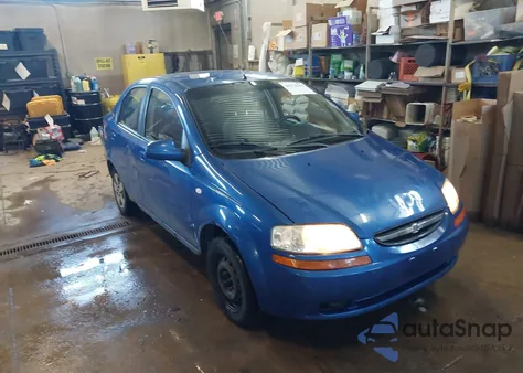 2006 Chevrolet Aveo Ls из США, поврежденный, VIN KL1TD56696B568763